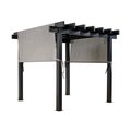 Sojag Yamba Pergola 10’x10’ -Dark Grey 500-9166859